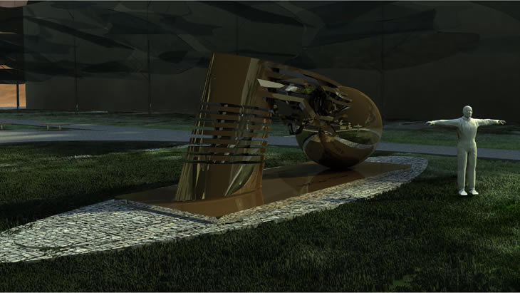 Projekt realizace pomniku NIKOLA TESLA