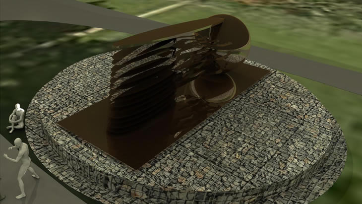 Projekt realizace pomniku NIKOLA TESLA